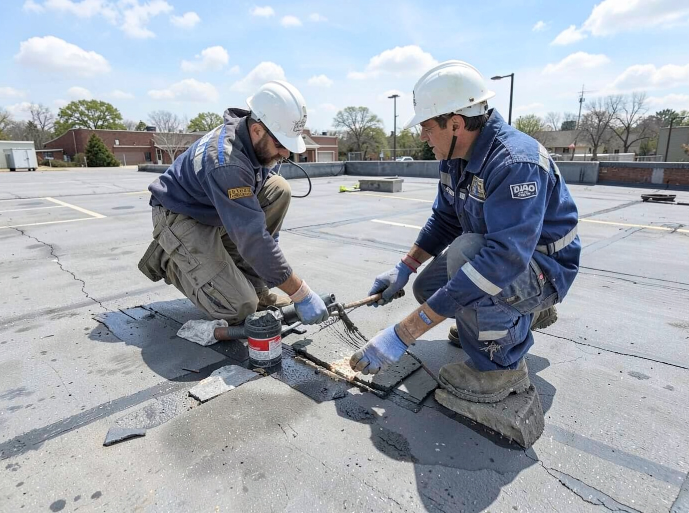 Commercial Flat Roof Repair in Joplin