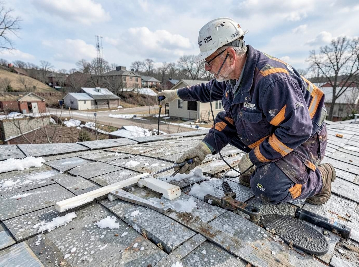 Ice Dam Roof Repair in Joplin