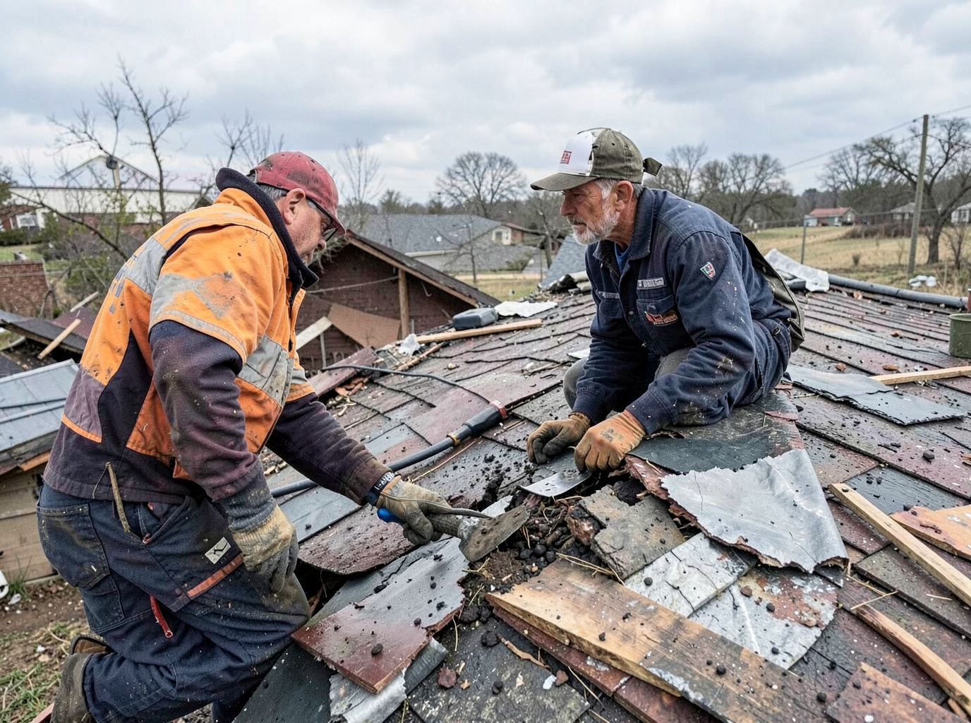 Storm Damage Roof Repair in Joplin